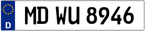 Truck License Plate